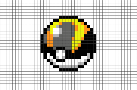 Pokeball Pixel Png , Png Download - Pokeball Pixel Art Transparent