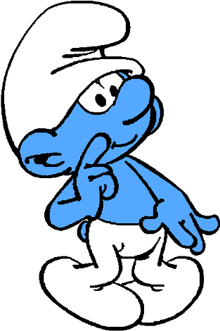 323px-clumsy Comic Books - Clumsy Smurf Png - Free Transparent PNG ...