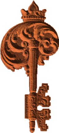 Fancy Skeleton Key - Illustration (430x430), Png Download