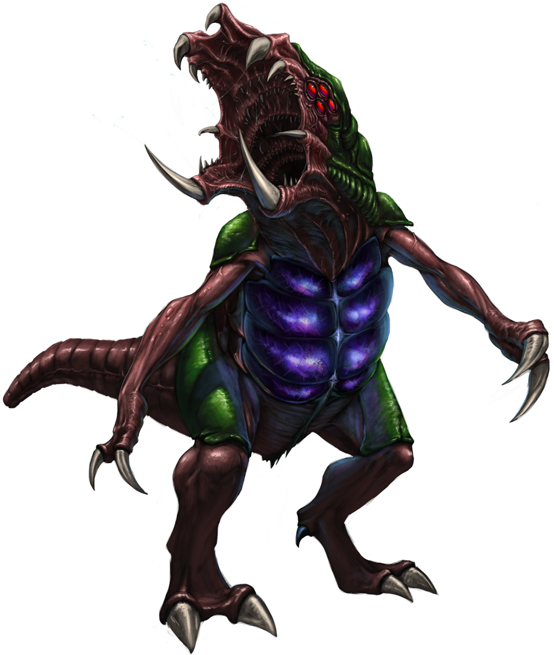 Omega Metroid - Omega Metroid Samus Returns - Free Transparent PNG ...