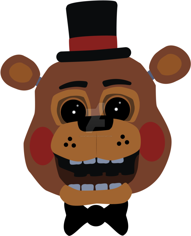 Png Free Freddy By Showtimeandcoal On Deviantart - Fnaf Toy Freddy Head ...