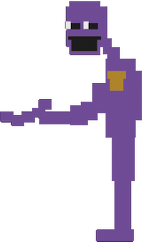 Purple Man Fnaf - Purple Guy Pixel - Free Transparent PNG Download - PNGkey