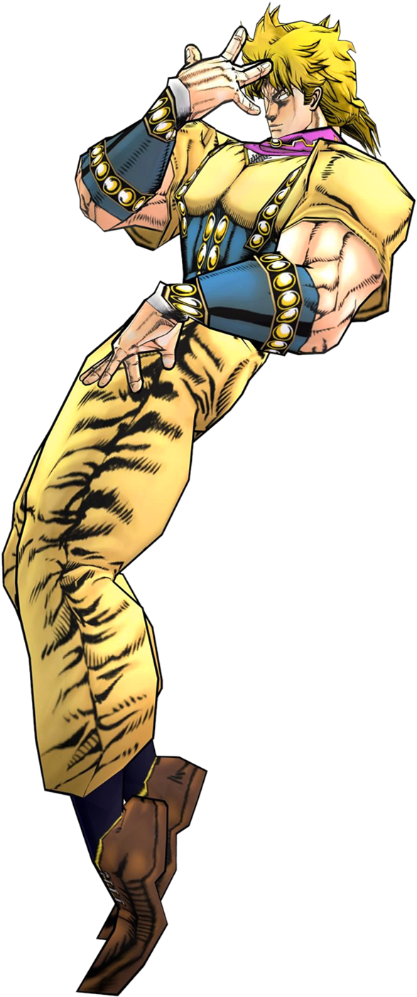 Download Ps2 Pb Dio Render   Jojo's Bizarre Adventure Dio Pose PNG