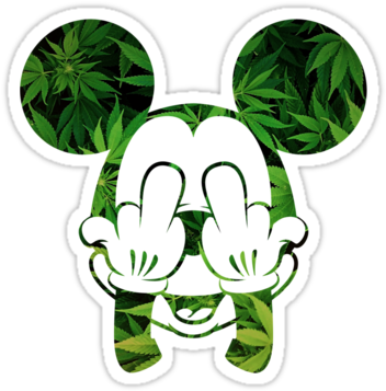 Hands Mickey Mouse Weed Png Svg Royalty Free Stock - Mickey Weed - Free ...