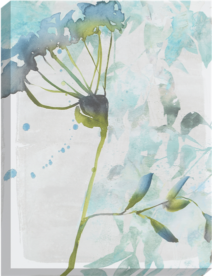 Flower Ii - Gallery Wrap - Giclee Print: Flower Layers Ii By Jennifer Goldberger (550x550), Png Download