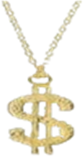 Download Gold Chain Dollar Sign Png Png Free Dollar Sign Png Image With No Background Pngkey Com