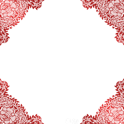 Frame Lace Red - Red Lace Frame - Free Transparent PNG Download - PNGkey