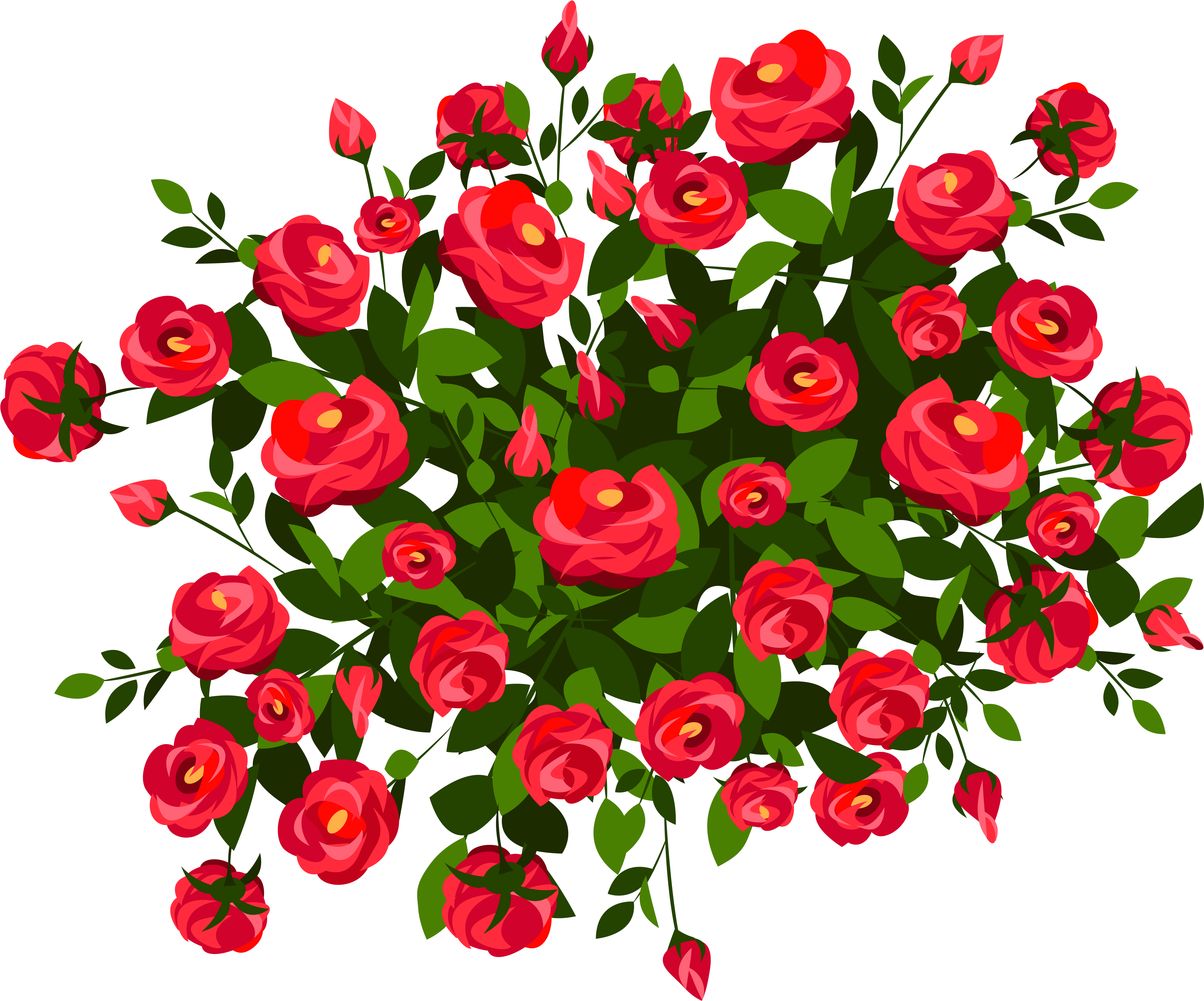 Bush Free Huge Freebie Download For - Rose Bushes Clip Art - Free ...