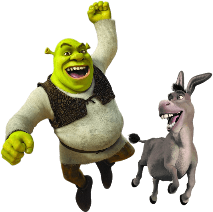 Shrek And Donkey - Shrek And Donkey Png - Free Transparent PNG Download ...