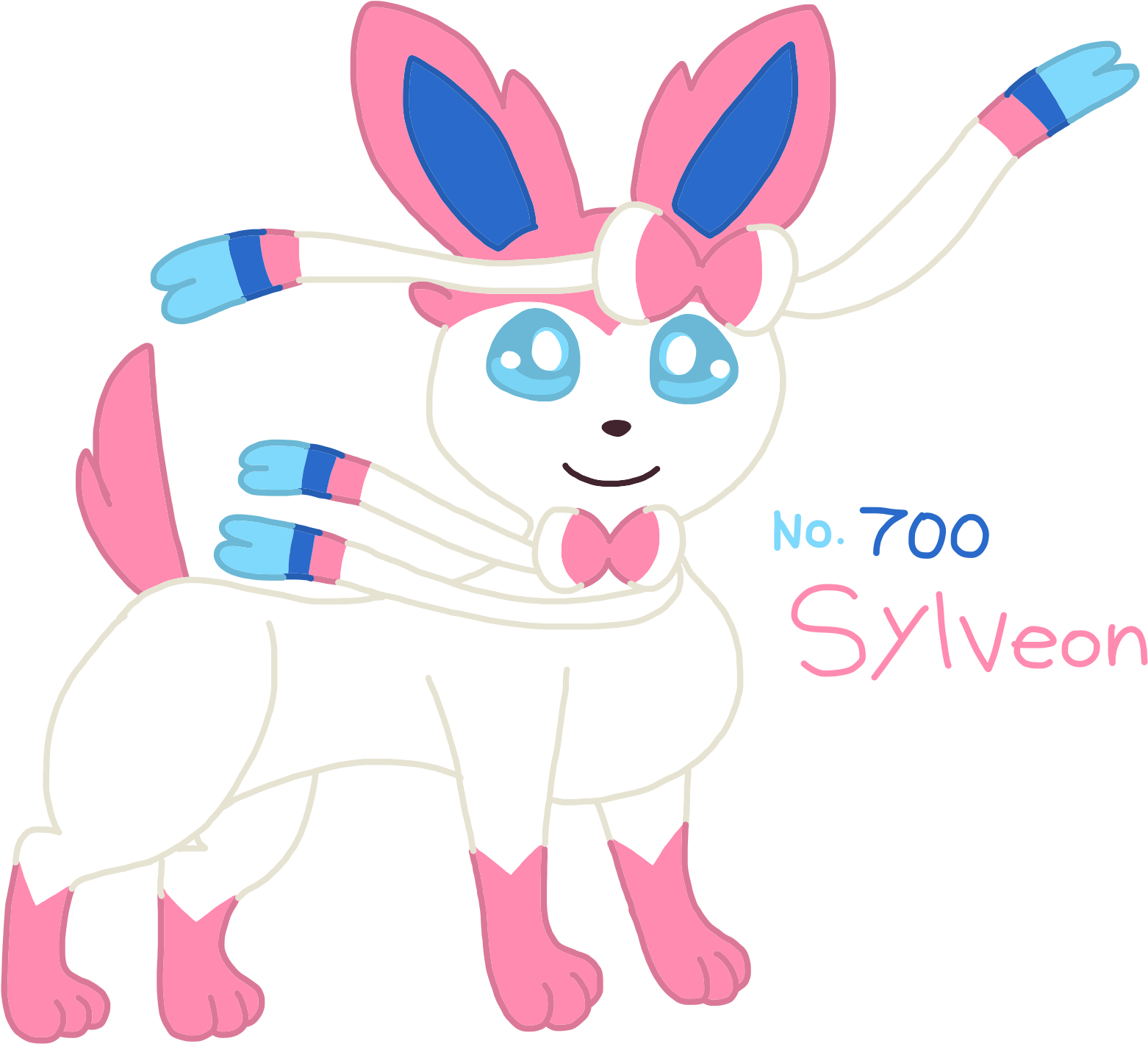 Download Sylveon PNG Image with No Background - PNGkey.com