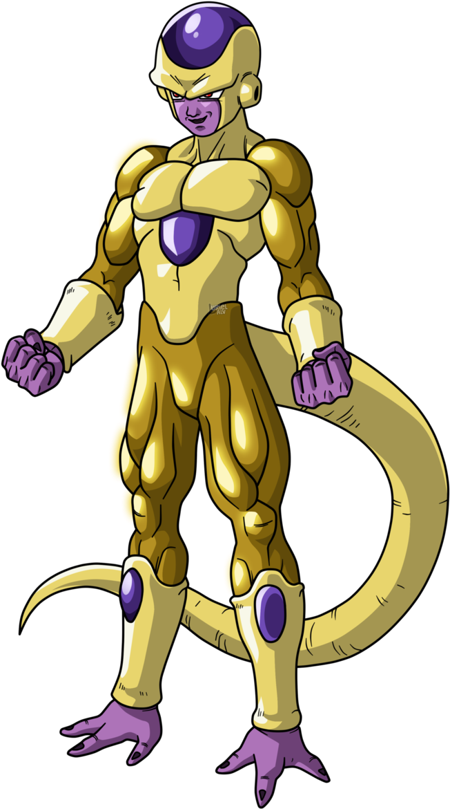 Golden Frieza By Urielalv   Golden Frieza Transparent Png, Png Download