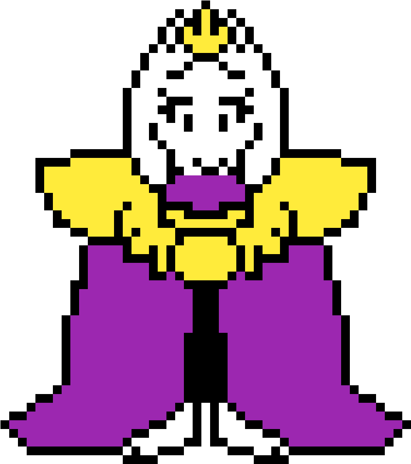 Underswap Toriel - Undertale Toriel Pixel Art - Free Transparent PNG ...