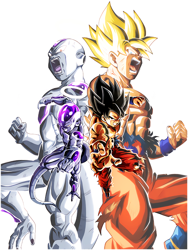 Goku And Frieza Dokkan - Free Transparent PNG Download - PNGkey