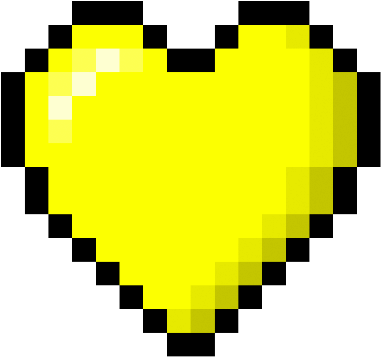 8 Bit Heart - Black And White Pixel Heart - Free Transparent PNG ...