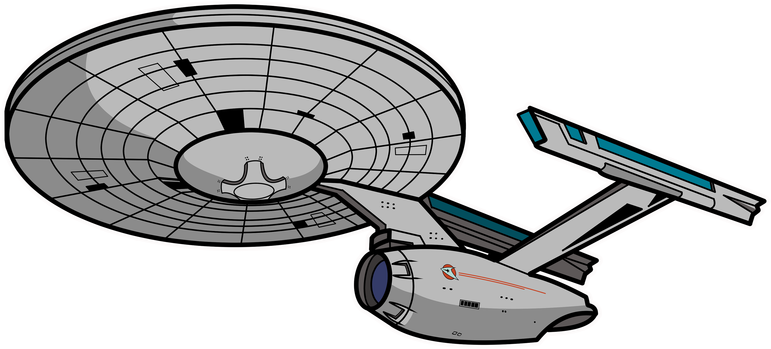 Kissclipart Machine Clipart Starship Enterprise Uss - Aerospace ...