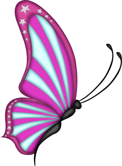 cute flying butterfly clip art