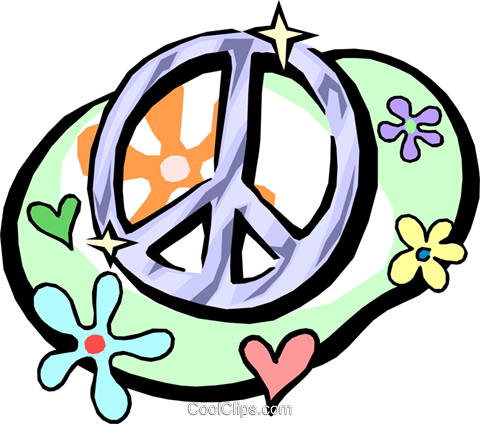 Free: 1960s Flower power Hippie Peace symbols, flower transparent