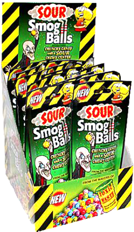 Toxic Waste Sour Smog Balls Candy For Fresh Candy And - Toxic Waste ...