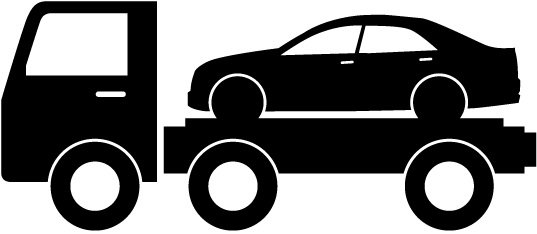 Tow Truck Silhouette At Getdrawings Flatbed Tow Truck Icon Free