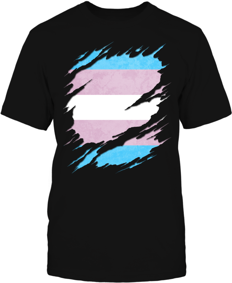 Transgender Pride Flag Ripped T Shirt Pride Flag Gay Bear Pride Flag Ripped T Shirt Free 9661