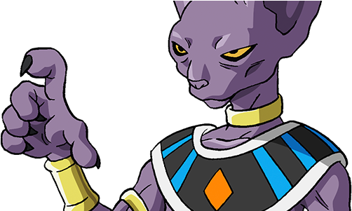 Dragon Stars - Dragon Ball Beerus No Background - Free Transparent PNG ...