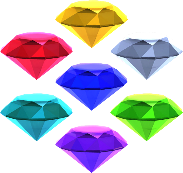 Chaos Emeralds Sonic Runners - Sonic Chaos Emeralds Png - Free ...