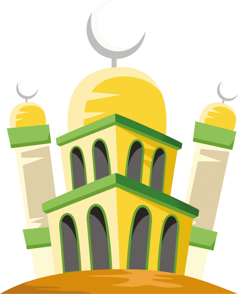 Download Islam Ramadan Blue Quran Moon Mosque Decoration Free Selamat Idul Fitri 2018 Png Image With No Background Pngkey Com