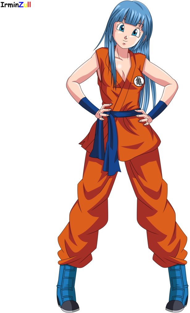 Download Bulma Briefs By Irminzull Bulma In Goku Outfit Png Image With No Background