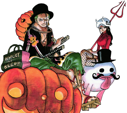 Download Zoro Robin From Chapter 685 Color Spread One Piece Halloween Png Image With No Background Pngkey Com