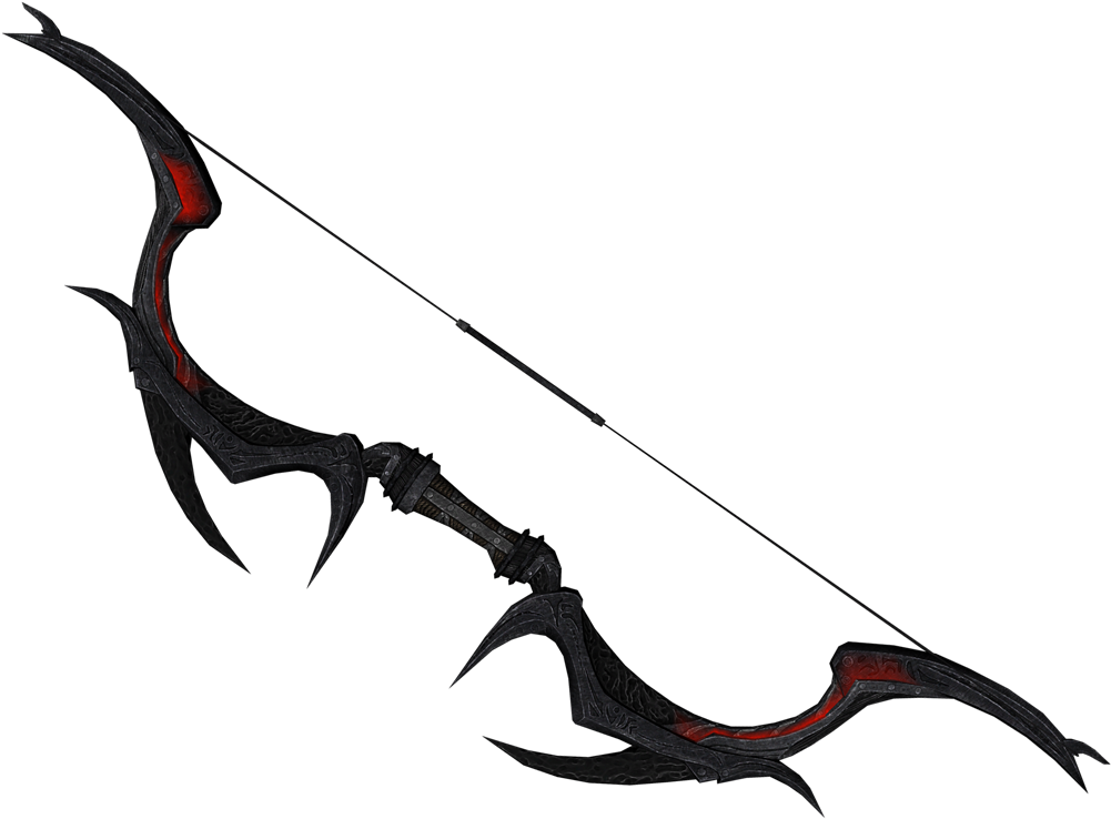 Download Daedric Bow - Daedric Bow Skyrim PNG Image with No Background ...