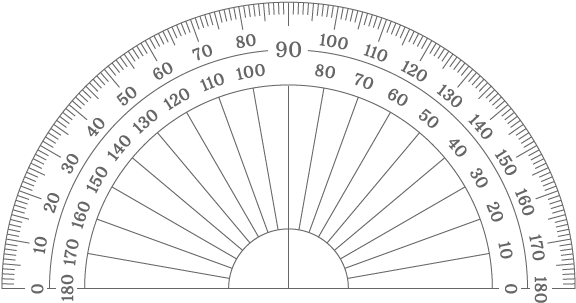 Protractor Scale - Free Transparent PNG Download - PNGkey