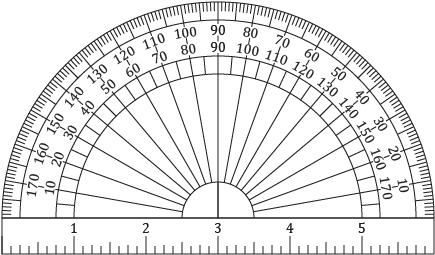 printable protractors and ruler protractor actual size full circle
