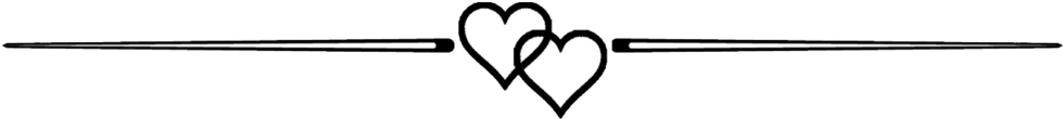 Cj Andrews' Two Hearts Divider - Heart Line Divider Png (1024x314), Png Download