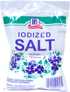 Mcc34 Mccormick Iodized Salt 150g - Iodized Salt Brands Philippines ...