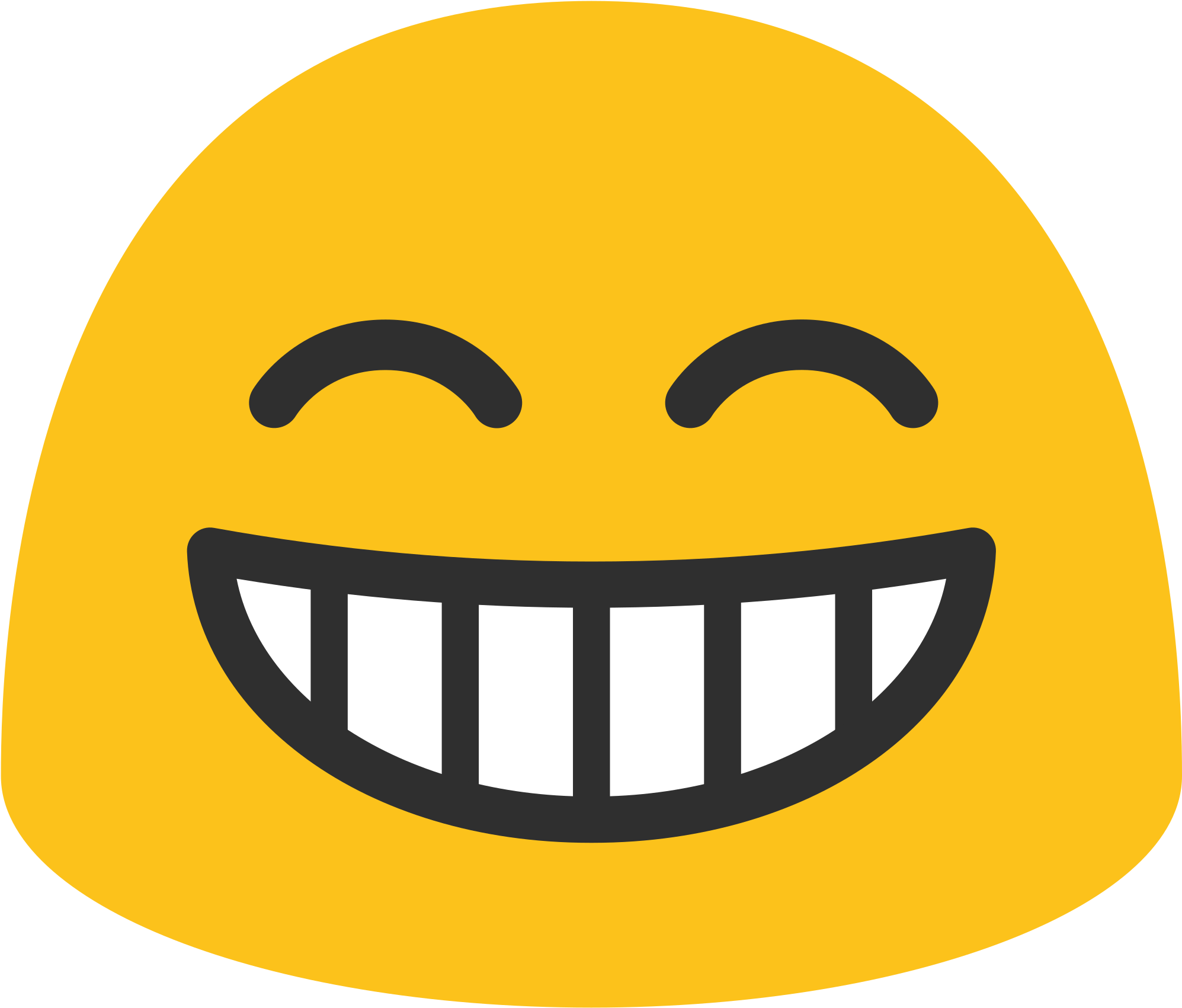 Download Open - Android Emoji Smile PNG Image with No Background -  