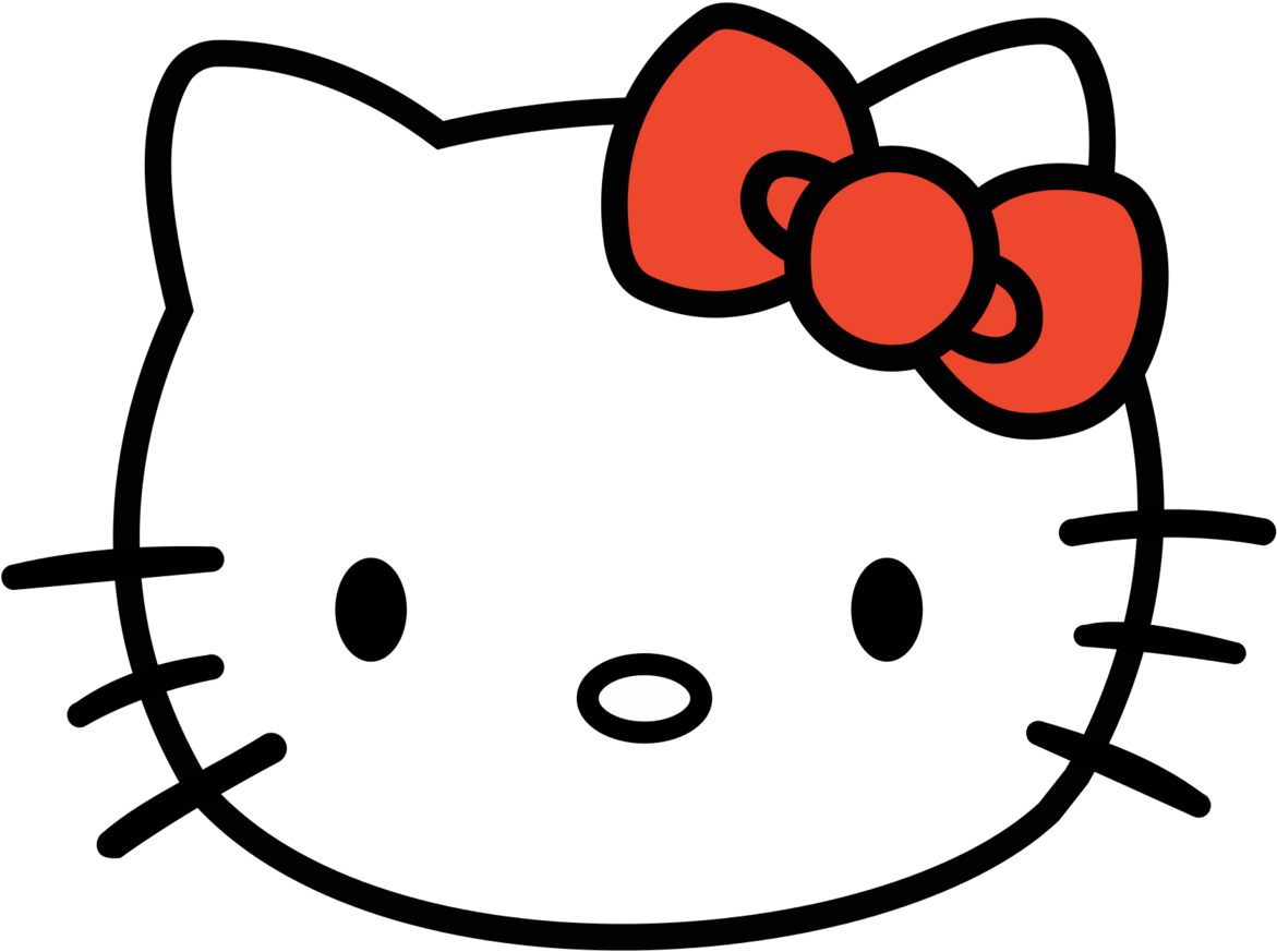 Hello Kitty Head Clipart - Clipart Of Hello Kitty - Free Transparent 