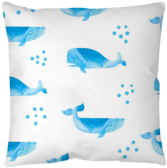 Download Cute Watercolor Whales Seamless Pattern - Cute Watercolour ...