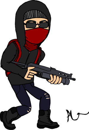 My drawing of a Dust 2 character model before the rework. | Counter Strike  Amino