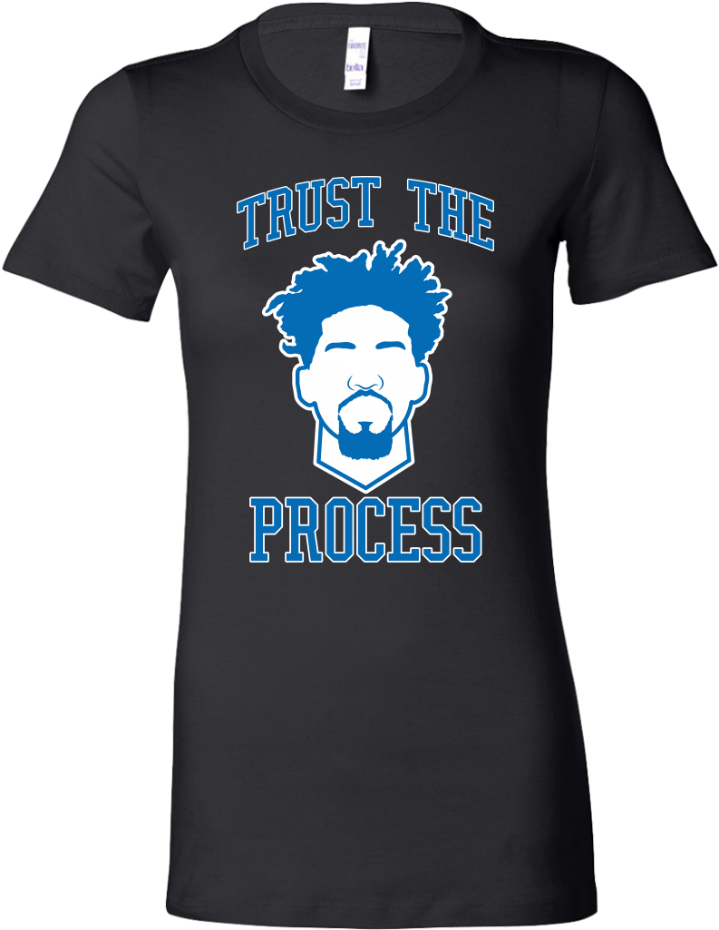 Joel Embiid 'trust The Process' Women's Shirt - Shirt (1024x1024), Png Download