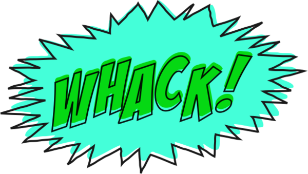 Download Whack - Comic Book Sound Effect Transparent PNG Image with No ...