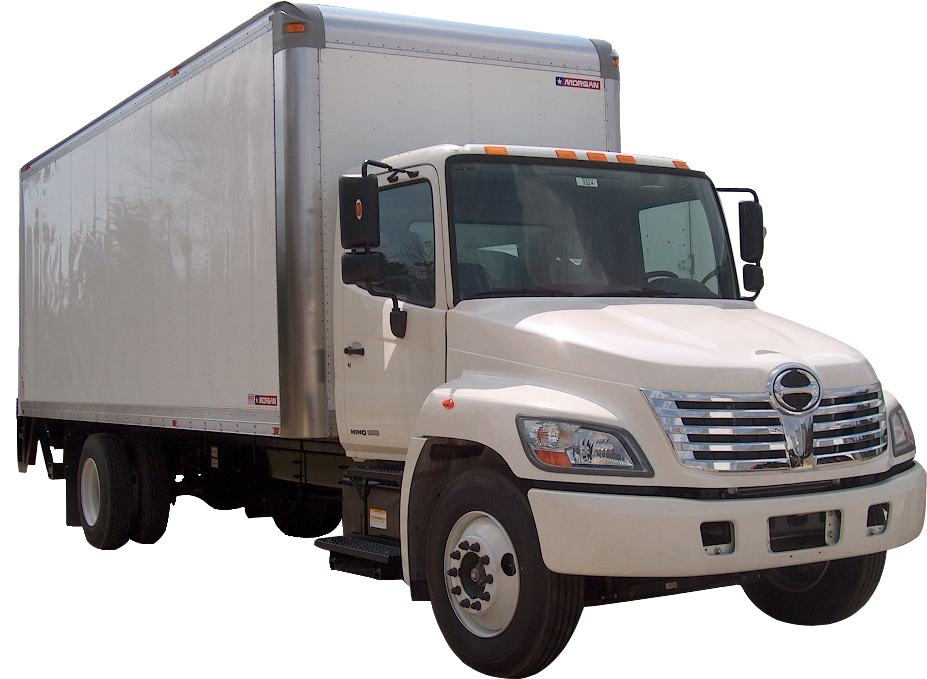 Download Picture Of White Truck - Hino 26 Foot Box Truck PNG Image with ...