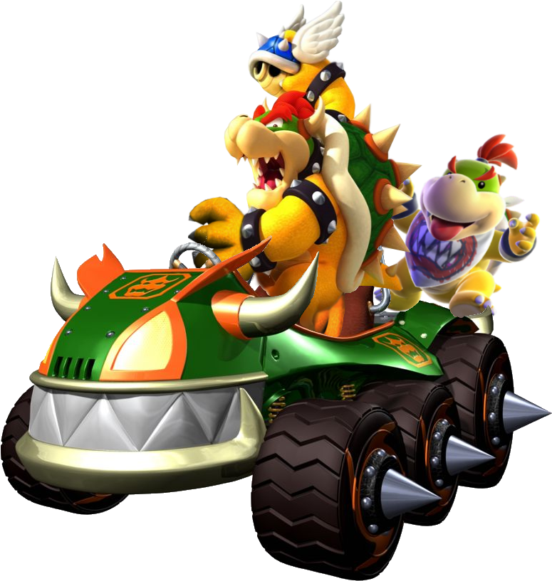 582 Kb Png - Mario Kart Double Dash Personajes (859x861), Png Download
