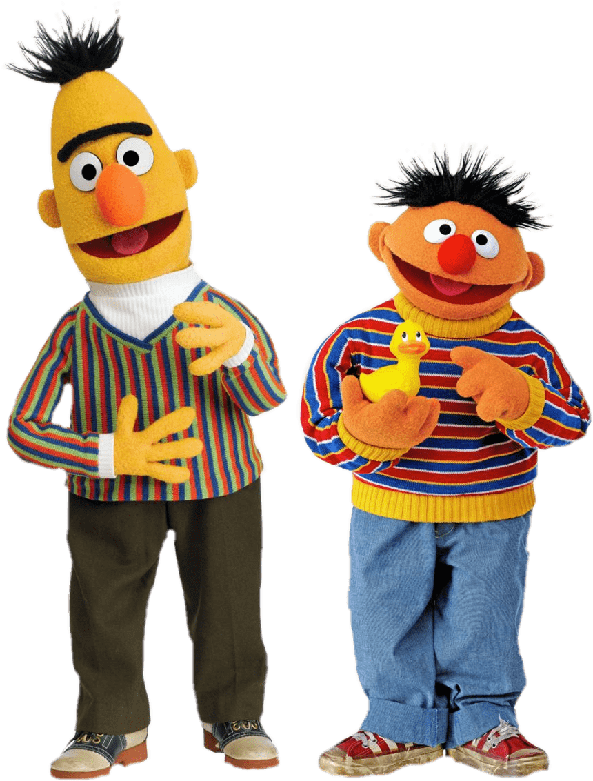 Download Sesame Street Bert And Ernie With Duck - Ernie Bert And Ernie ...