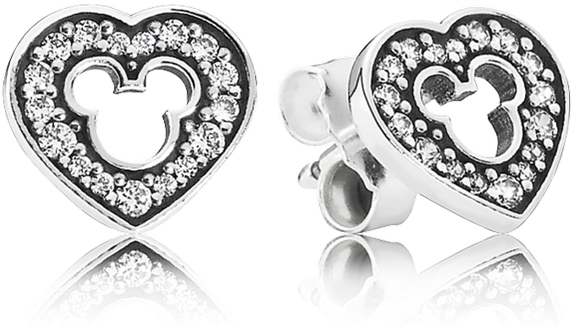 Keith Haring™ x Pandora Walking Heart Stud Earring | PANDORA