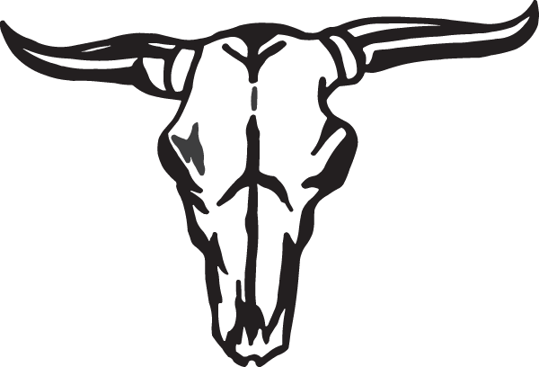 Download Banner Stock Bull Decal - Steer Skull Clip Art PNG Image with ...