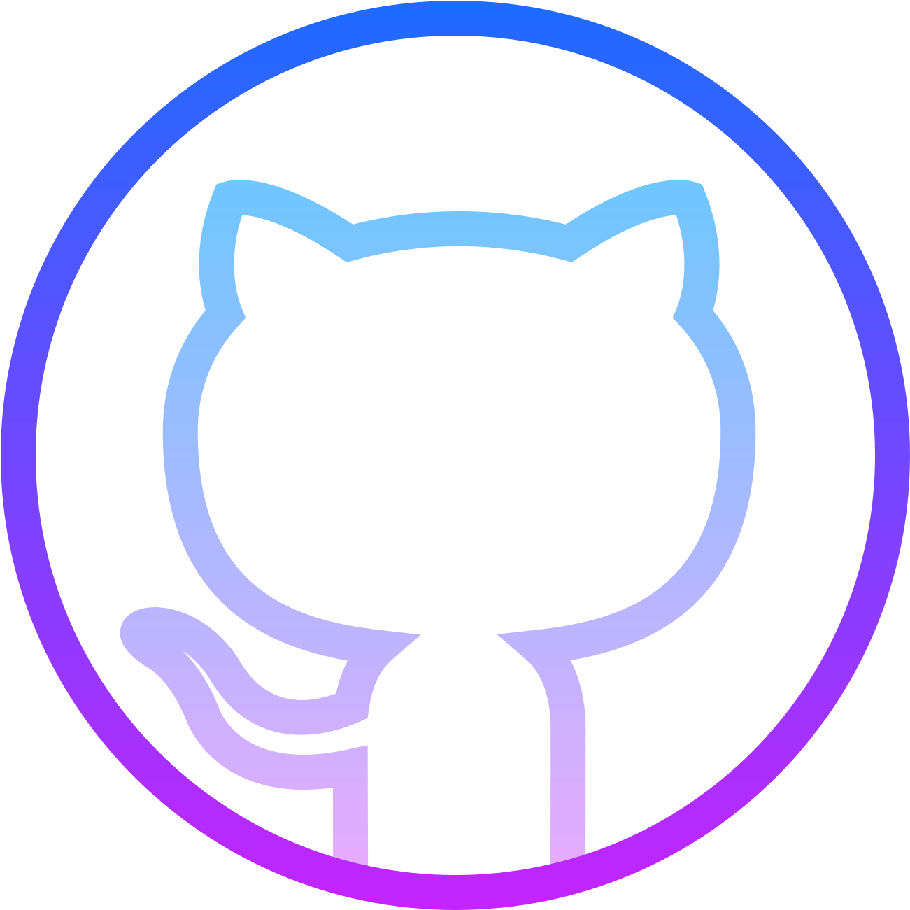 Github Icon, Download At Icons8 - White Github Icon Logo - Free ...