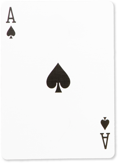 Ace Of Spades Playing Card - Ace Of Spades Bicycle - Free Transparent