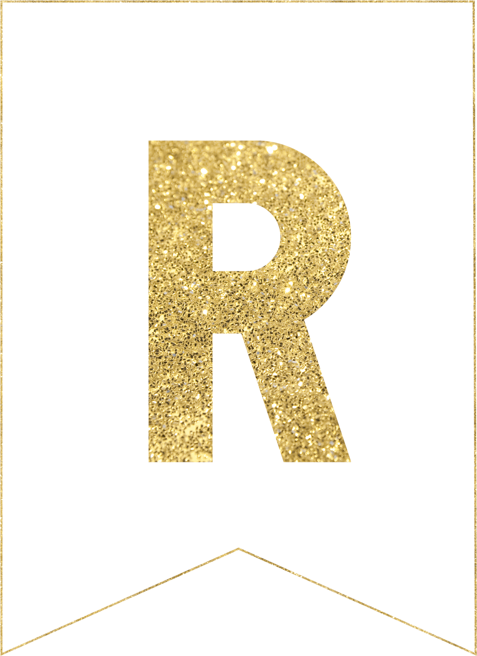 Gold Free Printable Banner Letters Use Our Gold Free Gold Glitter