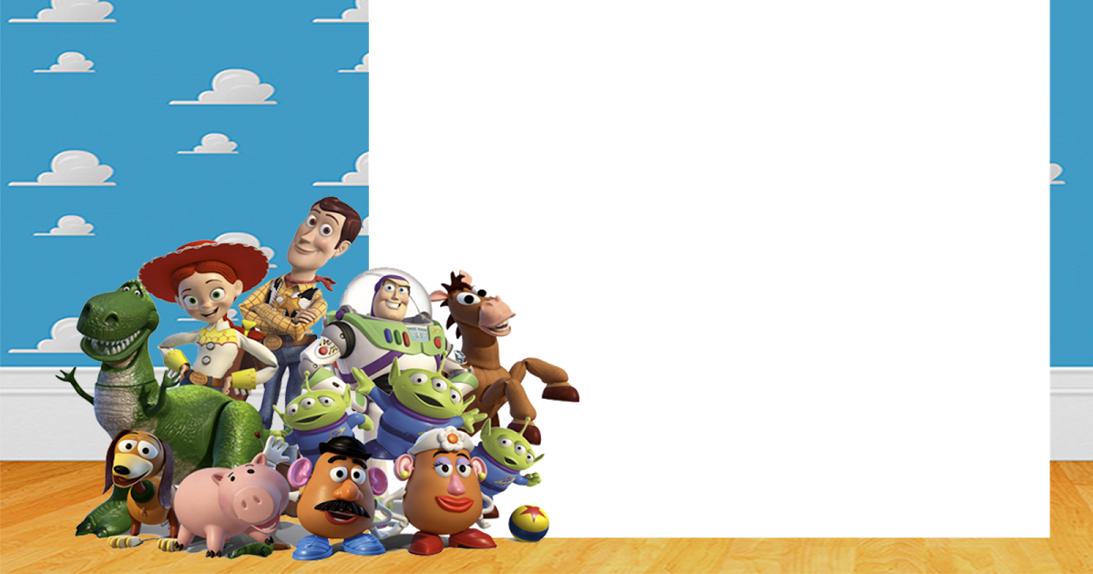 Download Moldura Toy Story Png - Toy Story Invitation Maker PNG Image ...