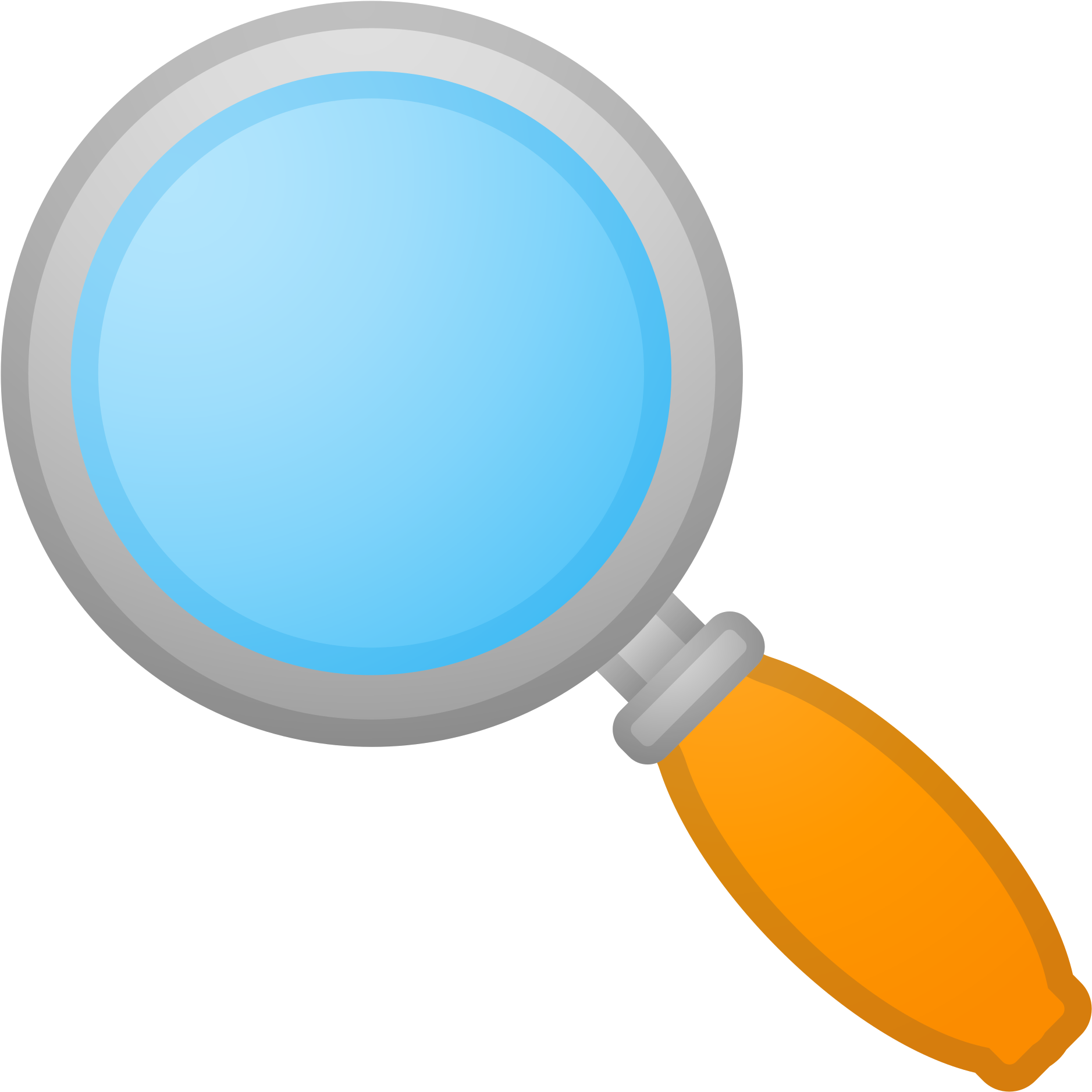 Download Open Magnifying Glass Emoji PNG Image With No Background